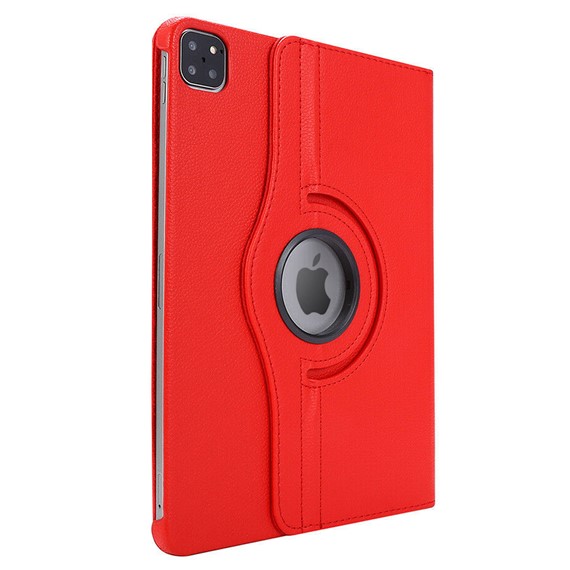 CaseUp Apple iPad Pro 12 9 2022 6 Nesil Kılıf 360 Rotating Stand Kırmızı 2